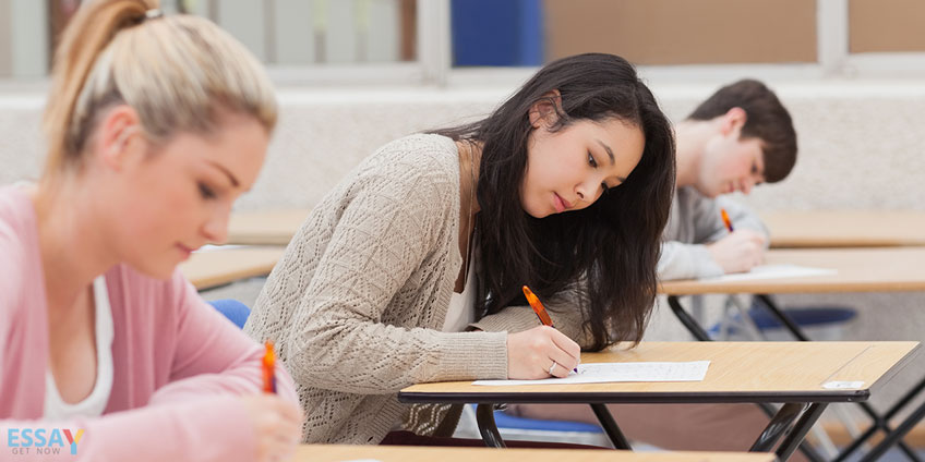 Student Taking Test